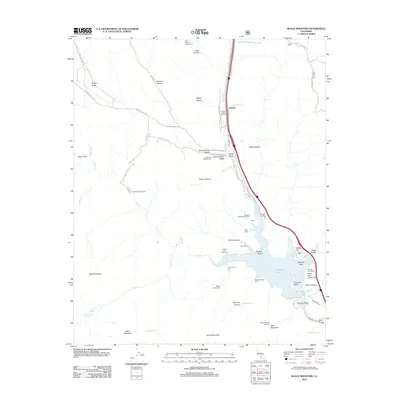 2012 Map of Black Mountain, 2012 Print