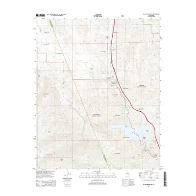2015 Map of Black Mountain, 2015 Print