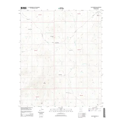 2014 Map of Black Mountain, 2014 Print
