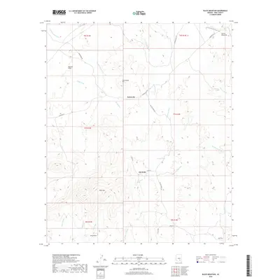2018 Map of Black Mountain, 2018 Print