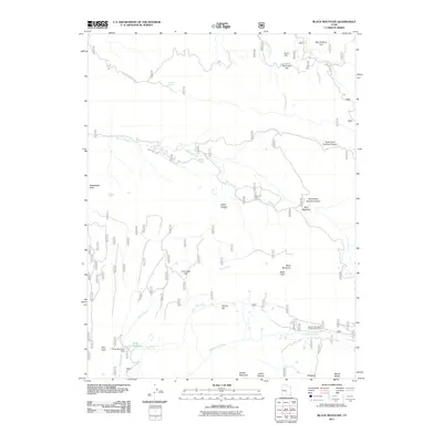 2011 Map of Black Mountain, 2011 Print