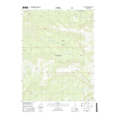 2017 Map of Black Mountain, 2017 Print