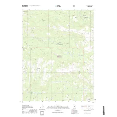2020 Map of Black Mountain, 2020 Print