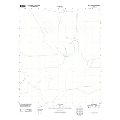 2010 Map of Black Mountains, 2010 Print