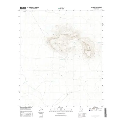 2016 Map of Black Mountains, 2016 Print