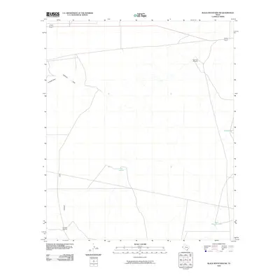 2010 Map of Black Mountains NW, 2010 Print
