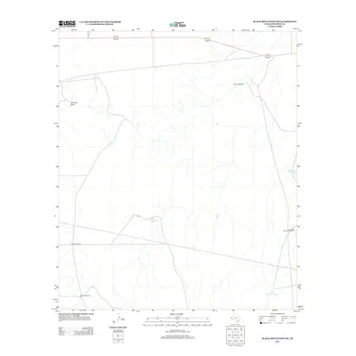 2012 Map of Black Mountains NW, 2012 Print