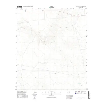 2016 Map of Black Mountains NW, 2016 Print