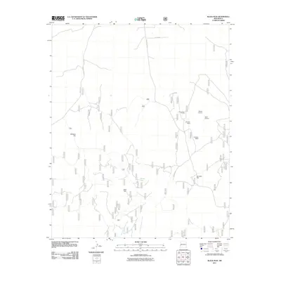 2011 Map of Black Peak, 2011 Print