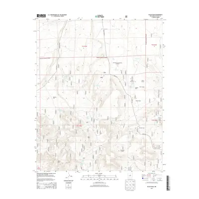 2013 Map of Black Peak, 2013 Print
