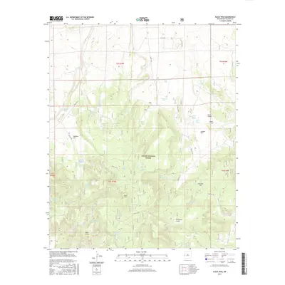 2017 Map of Black Peak, 2017 Print