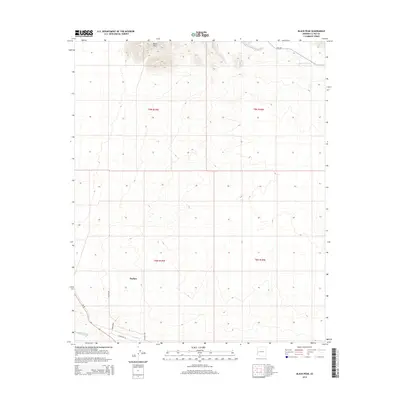 2014 Map of Black Peak, 2014 Print