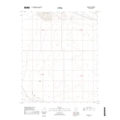 2018 Map of Black Peak, 2018 Print