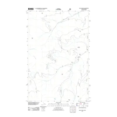 2011 Map of Black Peak, 2011 Print