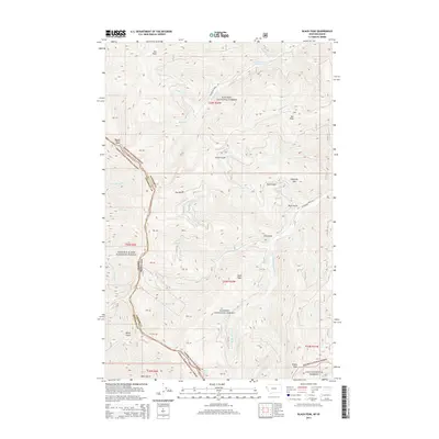 2014 Map of Black Peak, 2014 Print