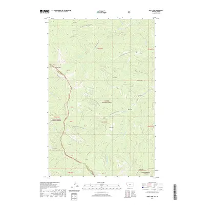 2020 Map of Black Peak, 2020 Print