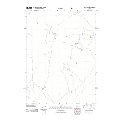 2011 Map of Black Pine Peak, 2011 Print