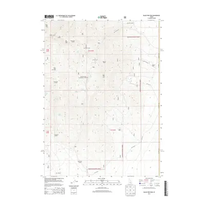 2013 Map of Black Pine Peak, 2013 Print