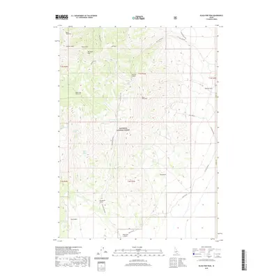 2020 Map of Black Pine Peak, 2020 Print