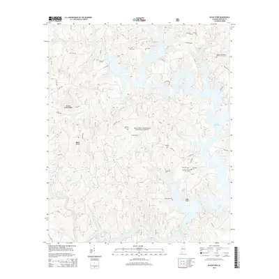 2014 Map of Black Pond, 2014 Print