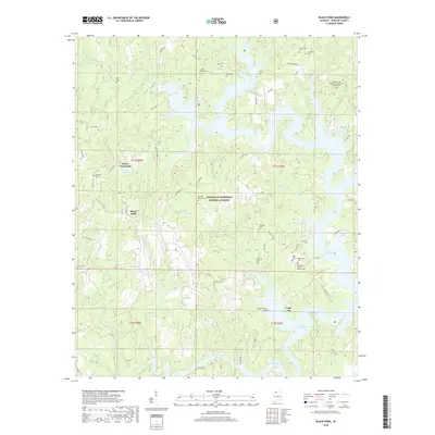 2018 Map of Black Pond, 2018 Print