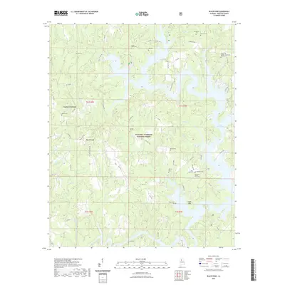2021 Map of Black Pond, 2021 Print