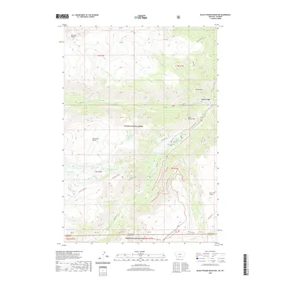 2020 Map of Black Pyramid Mountain, 2020 Print