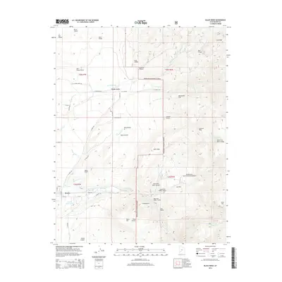 2014 Map of Black Ridge, 2014 Print