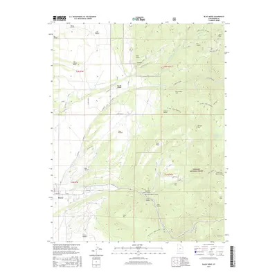2017 Map of Black Ridge, 2017 Print