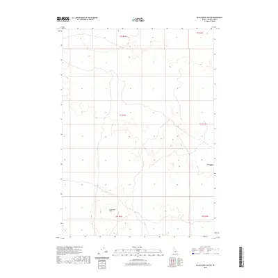 2020 Map of Black Ridge Crater, 2020 Print