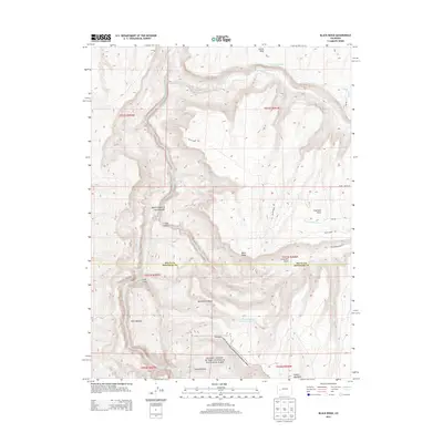 2013 Map of Black Ridge, 2013 Print