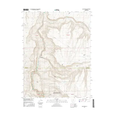 2016 Map of Black Ridge, 2016 Print