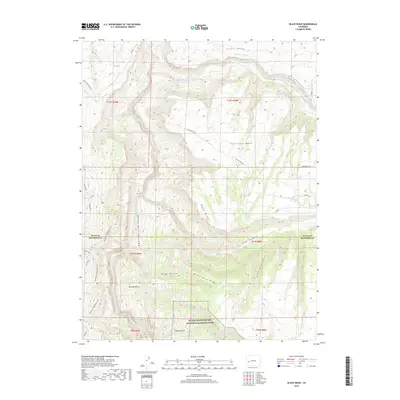 2019 Map of Black Ridge, 2019 Print