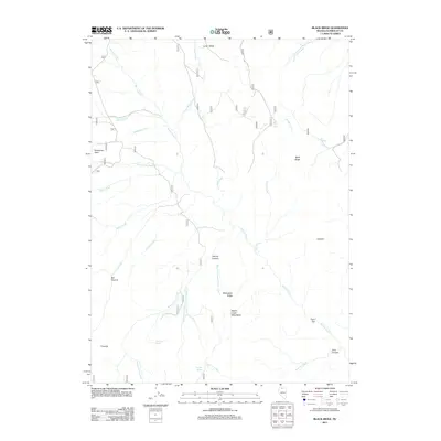 2011 Map of Black Ridge, 2011 Print