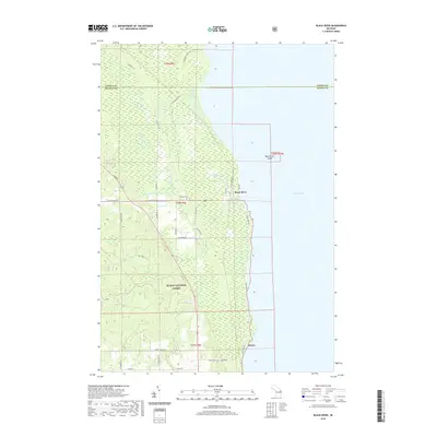 2019 Map of Black River, 2019 Print