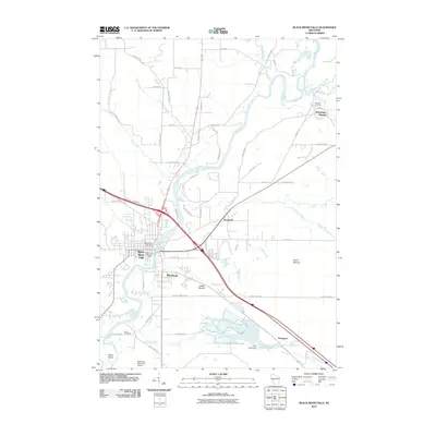2010 Map of Black River Falls, 2010 Print