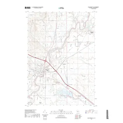 2018 Map of Black River Falls, 2018 Print