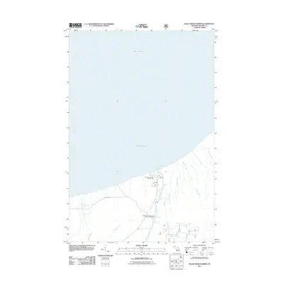 2011 Map of Black River Harbor, 2011 Print