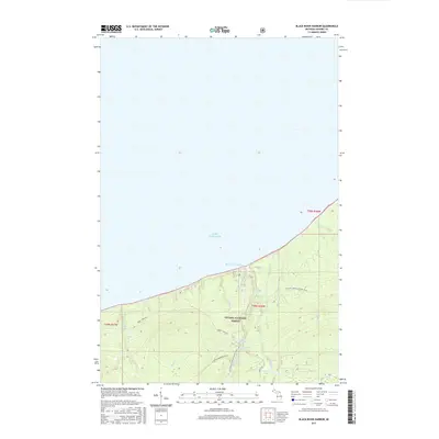 2017 Map of Black River Harbor, 2017 Print