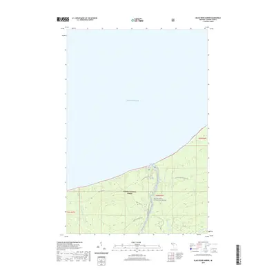 2019 Map of Black River Harbor, 2019 Print