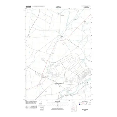 2010 Map of Black River, 2010 Print