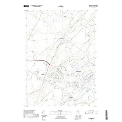 2019 Map of Black River, 2019 Print