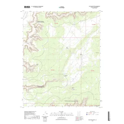 2018 Map of Black Rock Butte, 2018 Print
