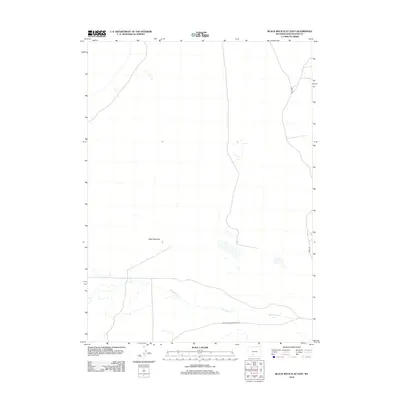 2012 Map of Black Rock Flat East, 2012 Print