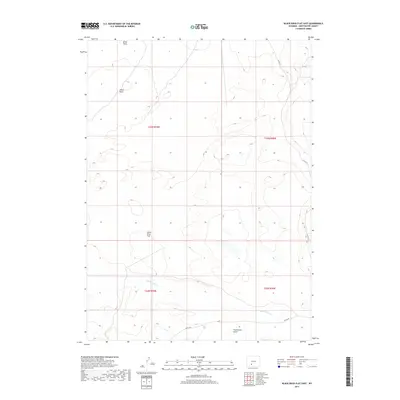 2017 Map of Black Rock Flat East, 2017 Print