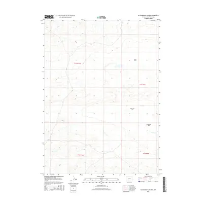 2015 Map of Black Rock Flat West, 2015 Print