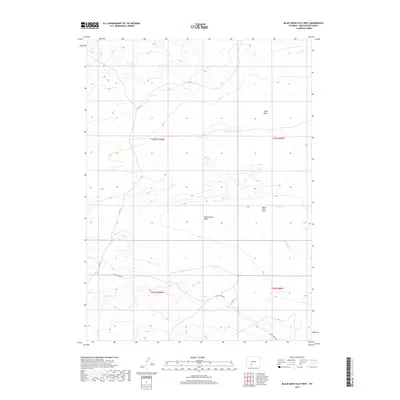 2017 Map of Black Rock Flat West, 2017 Print