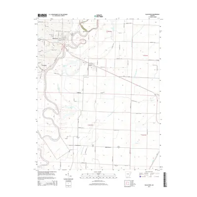 2014 Map of Black Rock, 2014 Print