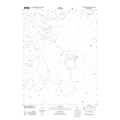 2012 Map of Black Rock Mountain, 2012 Print