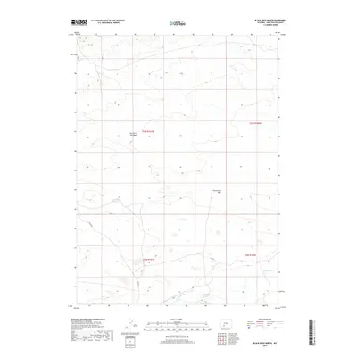 2017 Map of Black Rock North, 2017 Print